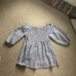 off the shoulder floral blouse